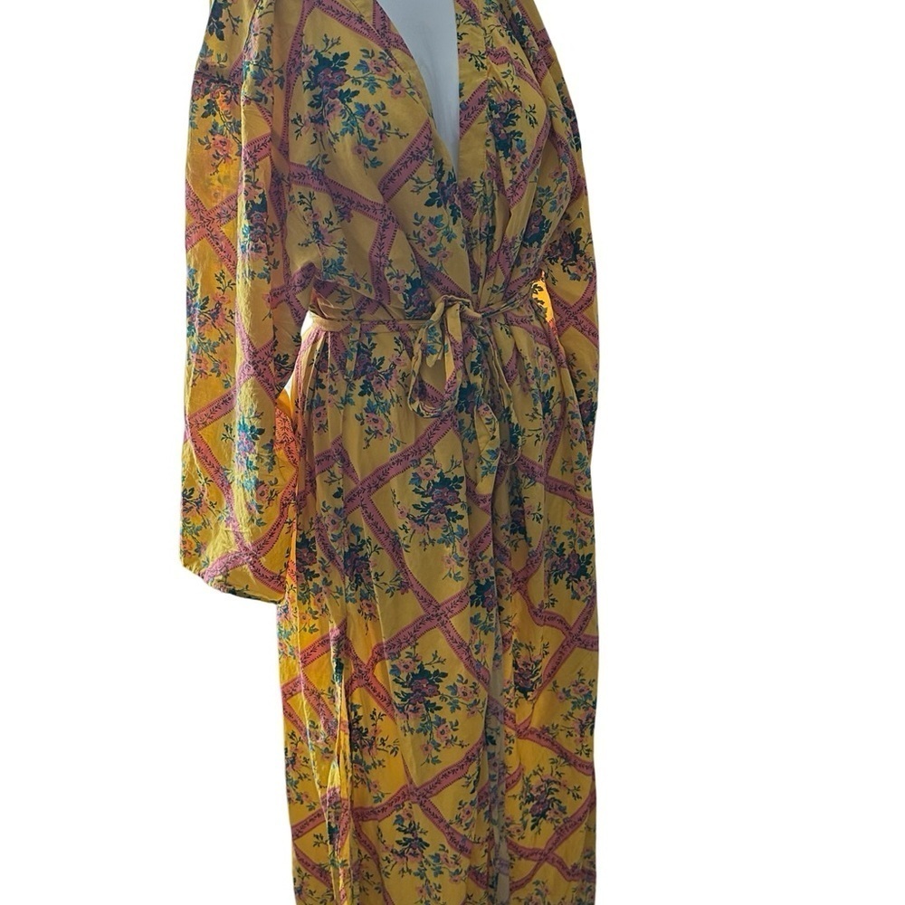 Free People Yellow Floral Robe - Picture 4 of 8